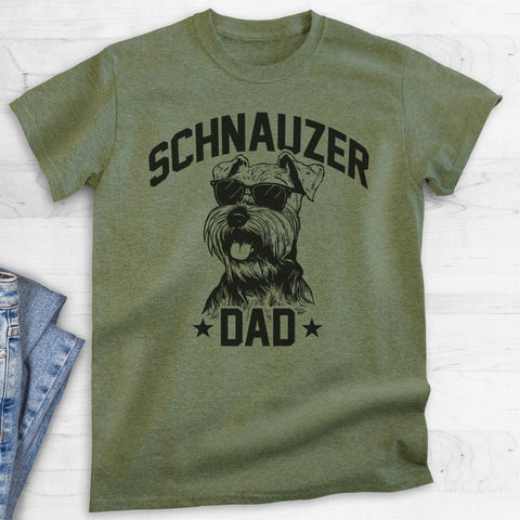 Schnauzer Dad T-shirt