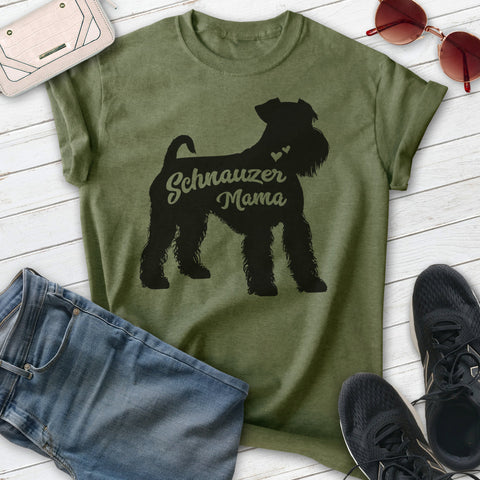 Schnauzer Mama T-shirt