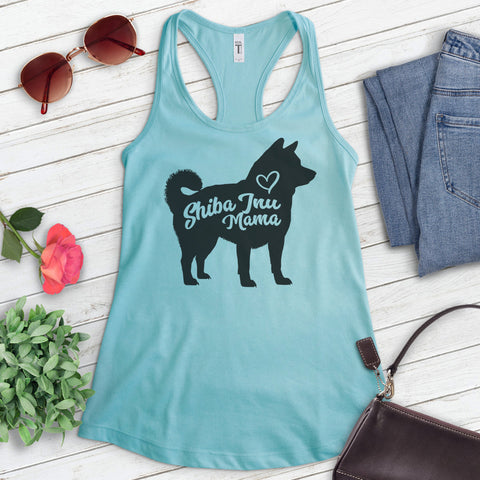 Shiba Inu Mama Tank Top