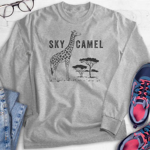 Sky Camel Hoodie, Sweatshirt, Long Sleeve T-shirt