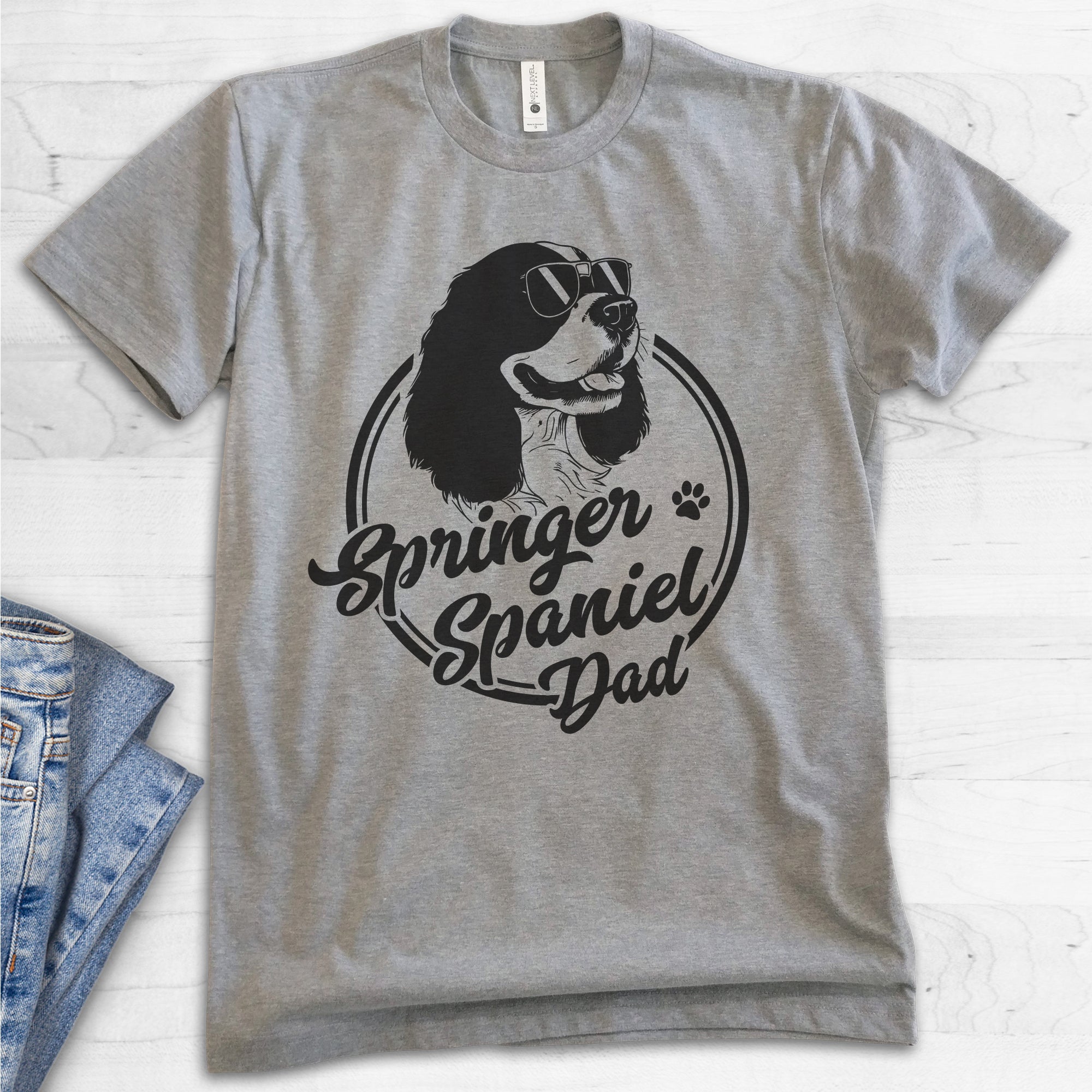 Springer Spaniel Dad T-shirt