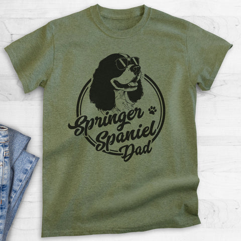 Springer Spaniel Dad T-shirt