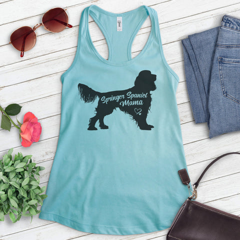Springer Spaniel Mama Tank Top