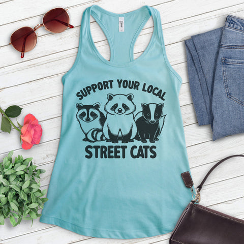 Support Your Local Street Cats Tank Top