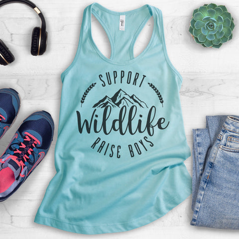 Support Wildlife Raise Boys Tank Top