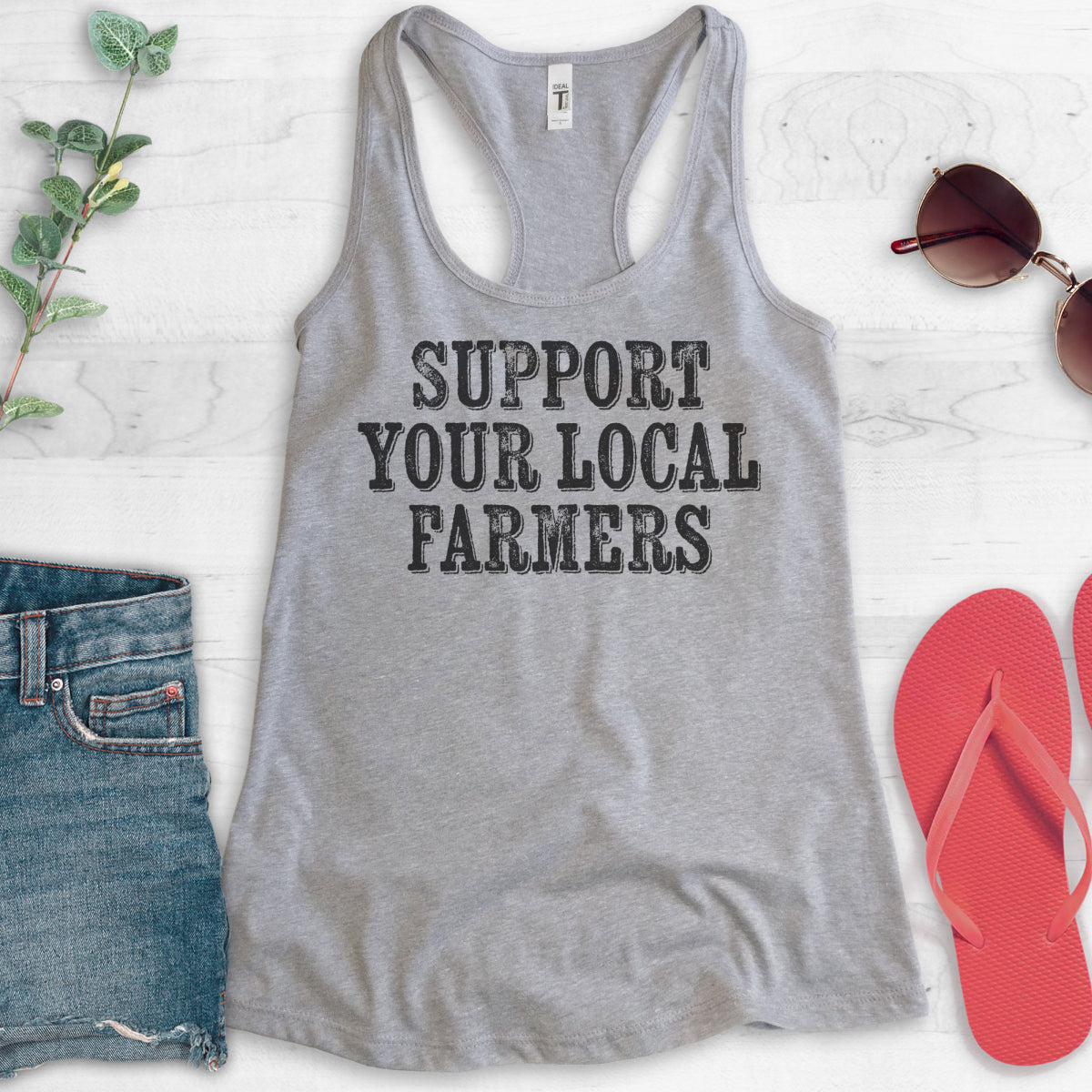 Support Your Local Farmers Tank Top