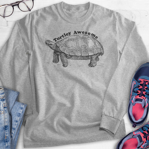 Turtley Awesome Hoodie, Sweatshirt, Long Sleeve T-shirt