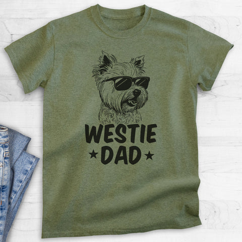 Westie Dad T-shirt