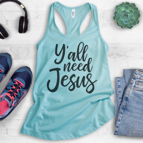 Y'all Need Jesus Tank Top