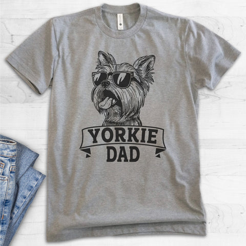 Yorkie Dad T-shirt