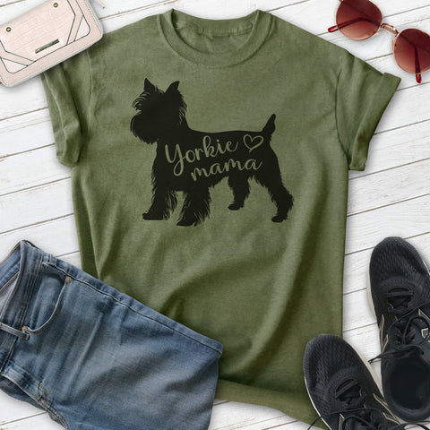 Yorkie Mama T-shirt