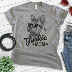 Yorkie Mom T-shirt