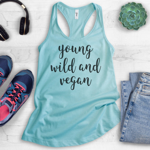 Young Wild And Vegan Tank Top