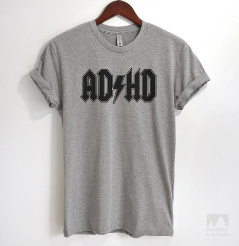 AD/HD Heather Gray Unisex T-shirt