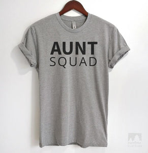 Aunt Squad Heather Gray Unisex T-shirt