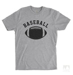 Baseball Heather Gray Unisex T-shirt