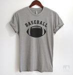 Baseball Heather Gray Unisex T-shirt