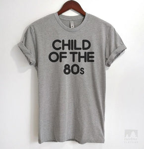 Child Of The 80s Heather Gray Unisex T-shirt