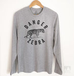 Danger Zebra Long Sleeve T-shirt