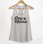 Dog Mama Silver Gray Tank Top