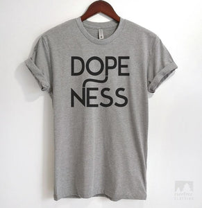 Dopeness Heather Gray Unisex T-shirt