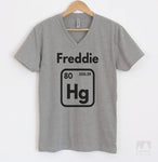 Freddie Hg Heather Gray V-Neck T-shirt