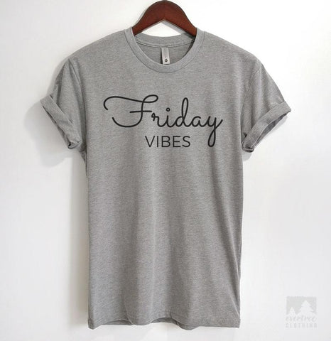 Friday Vibes Heather Gray Unisex T-shirt