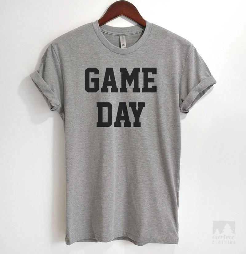 Game Day Heather Gray Unisex T-shirt