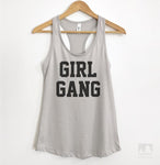 Girl Gang Silver Gray Tank Top