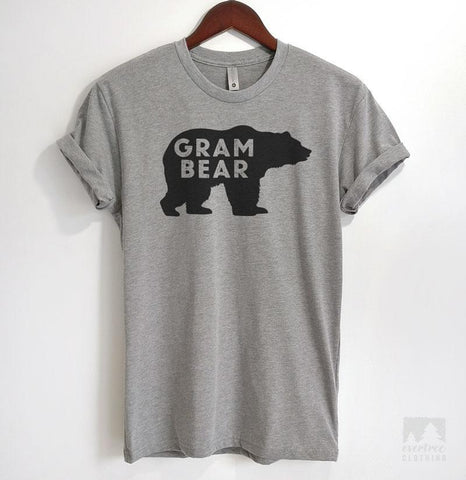 Gram Bear Heather Gray Unisex T-shirt