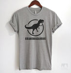 Grandmasaurus Heather Gray Unisex T-shirt