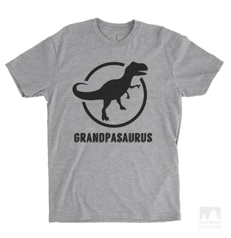 Grandpasaurus Heather Gray Unisex T-shirt