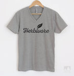 Herbivore Heather Gray V-Neck T-shirt
