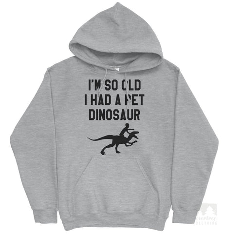 I'm So Old I Had A Pet Dinosaur Hoodie
