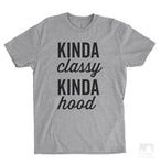 Kinda Classy Kinda Hood Heather Gray Unisex T-shirt