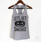 Let's Get Smashed Heather Gray Tank Top