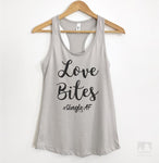 Love Bites #SingleAF Silver Gray Tank Top