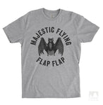 Majestic Flying Flap Flap Heather Gray Unisex T-shirt