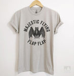 Majestic Flying Flap Flap Silk Gray Unisex T-shirt