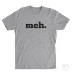 Meh. Heather Gray Unisex T-shirt