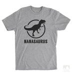 Nanasaurus Heather Gray Unisex T-shirt