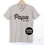 Papa Est. 2020 (Customize Any Year) T-shirt, Hoodie, Sweatshirt