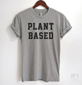 Plant Based Heather Gray Unisex T-shirt