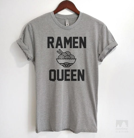 Ramen Queen Heather Gray Unisex T-shirt