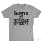 Smooth As Tennessee Whiskey Heather Gray Unisex T-shirt