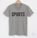 Sports Heather Gray V-Neck T-shirt