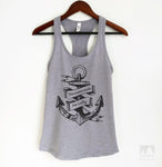 The Ocean Made Me Salty Heather Gray Tank Top