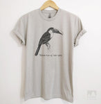 Toucan Play At That Game Silk Gray Unisex T-shirt