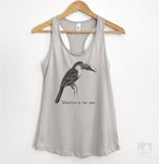Toucan Play At That Game Silver Gray Tank Top