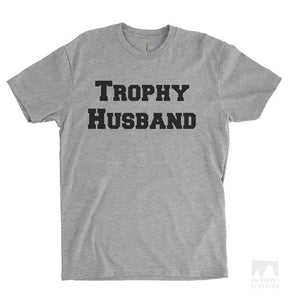 Trophy Husband Heather Gray Unisex T-shirt